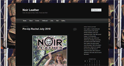 Desktop Screenshot of noirleather.com