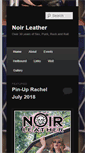 Mobile Screenshot of noirleather.com