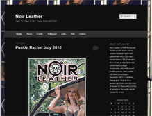 Tablet Screenshot of noirleather.com